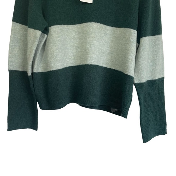 Whistles Stripe Button Neck Jumper Stripes Size Medium NWT - Picture 6 of 14